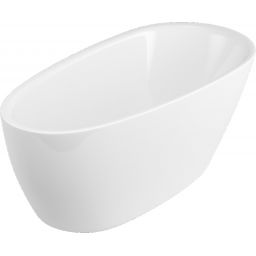 Excellent Olia 2.0 wanna wolnostojąca 160x75 cm owalna biały połysk WAEX.OLI2.16WH