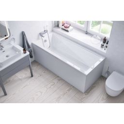 Excellent Wave wanna prostokątna 160x80 cm biała WAEX.WAV160.80WH