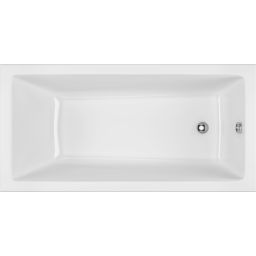 Excellent Wave wanna prostokątna 170x75 cm biała WAEX.WAV170.75WH