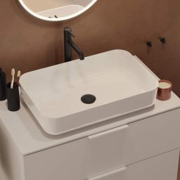 Excellent Cori 2.0 umywalka 58x38 cm prostokątna nablatowa biała CEEX.6901.580.WH