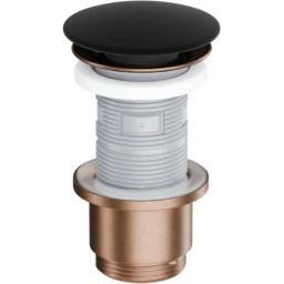 Excellent Design korek do umywalki miedź szczotkowana/czarny ARIN.1485.K.01.BLMCB