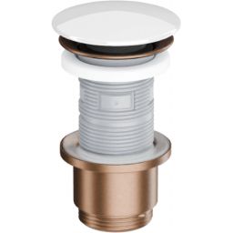 Excellent Design korek do umywalki miedź szczotkowana/biały połysk ARIN.1485.K.01.WHCB