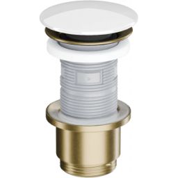 Excellent Design korek do umywalki złoty szczotkowany/biały połysk ARIN.1485.K.01.WHGB