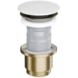 Excellent Design korek do umywalki złoty szczotkowany/śnieżnobiały ARIN.1485.K.02.WHGB