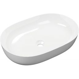 Excellent Jima umywalka 51x36,5 cm owalna nablatowa biały połysk CEAC.2001.510.WH