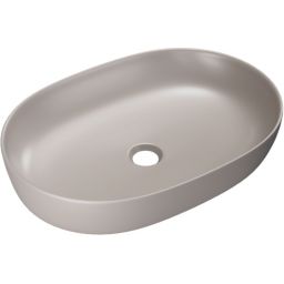 Excellent Jima umywalka 61,5x41,5 cm owalna nablatowa cappuccino mat CEAC.2001.615.CAM