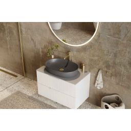 Excellent Jima umywalka 61,5x41,5 cm owalna nablatowa mint blue mat CEAC.2001.615.MBM