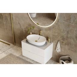 Excellent Jima umywalka 61,5x41,5 cm owalna nablatowa biały mat CEAC.2001.615.WHM