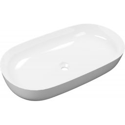 Excellent Jima umywalka 71x41 cm owalna nablatowa biały połysk CEAC.2001.710.WH