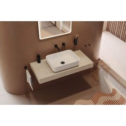 Excellent CORI 2.0 umywalka 50x38 cm prostokątna nablatowa biały połysk CEEX.6901.500.WH