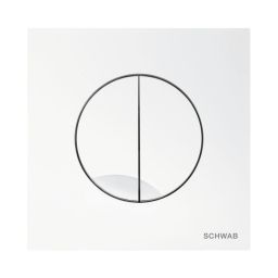 Schwab Atena Duo przycisk spłukujący do WC tworzywo chrom błyszczący 4060414451