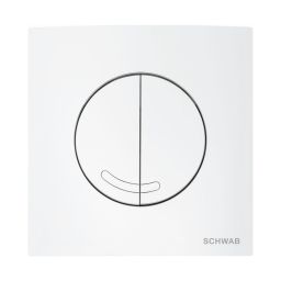 Schwab Veria Duo przycisk spłukujący do WC tworzywo chrom błyszczący 4060414651