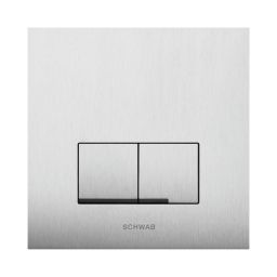 Schwab Arte Duo Steel Design przycisk spłukujący do WC stal nierdzewna 4060420101