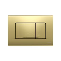 Schwab Dots Duo przycisk spłukujący do WC tworzywo złoty 675130