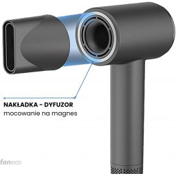 Faneco Tivano suszarka do włosów DH1500PRG