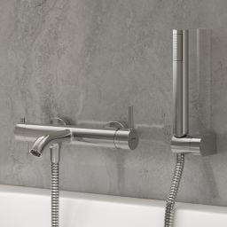 Ferro Ciriculus bateria wannowo-prysznicowa ścienna chrom BCK11