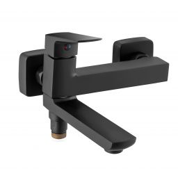 Ferro Vitto VerdeLine bateria wannowo-prysznicowa ścienna czarna BVI1RVLBL