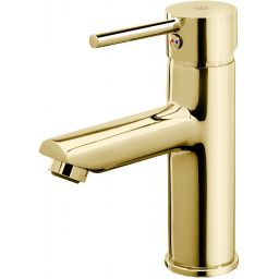 FDesign Flusso bateria umywalkowa stojąca złoty połysk FD1-FLS-2-55