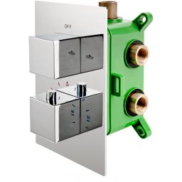 FDesign Stabilla bateria prysznicowa podtynkowa termostatyczna chrom FD1-TS08-7PBOX-11