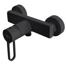 FDesign Zaffiro bateria prysznicowa ścienna czarna FD1-ZFR-7-22