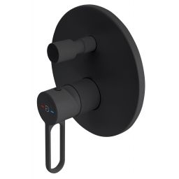 FDesign Zaffiro bateria wannowo-prysznicowa podtynkowa czarna FD1-ZFR-7P-22