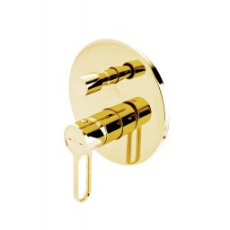 FDesign Zaffiro bateria wannowo-prysznicowa podtynkowa złota FD1-ZFR-7P-55