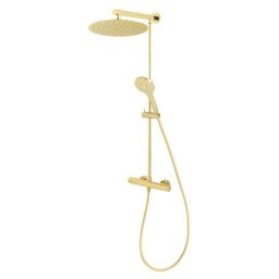 FDesign Anima zestaw prysznicowy ścienny termostatyczny złoty FD5-ANA-7U-55