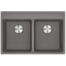 Franke Maris zlewozmywak 76x51 cm Fragranite kamienny szary 114.0661.784