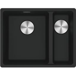 Franke Maris MRG 160-34-15SBR zlewozmywak 52x40 cm Fragranite czarny mat 125.0687.264