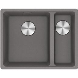 Franke Maris MRG 160-34-15SBR zlewozmywak 52x40 cm Fragranite kamienny szary 125.0687.266