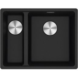 Franke Maris MRG 160-34-15SBL zlewozmywak 52x40 cm Fragranite czarny mat 125.0687.268