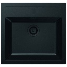 Franke Sirius SID zlewozmywak z baterią czarny mat 143.0733.328