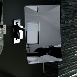 Geesa Mirror lusterko kosmetyczne 15x22,5 cm prostokątne chrom 911083