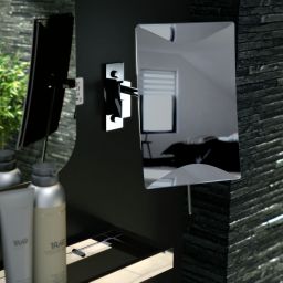 Geesa Mirror lusterko kosmetyczne 15x22,5 cm prostokątne chrom 911083