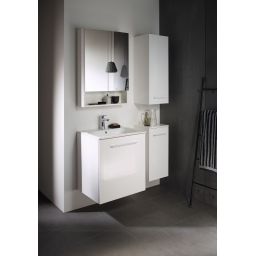 Geberit Selnova Square umywalka z szafką 60 cm białą 501.236.00.1