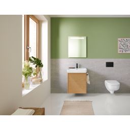 Geberit Selnova Square umywalka z szafką 50 cm dąb 504.132.PS.1