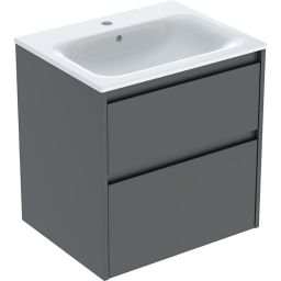 Geberit Selnova Square umywalka z szafką 60 cm lava 504.138.JK.1