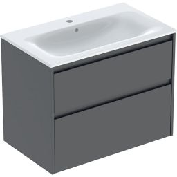 Geberit Selnova Square umywalka z szafką 80 cm lava 504.139.JK.1