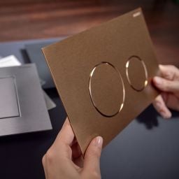 Geberit Sigma40 przycisk spłukujący do WC czerwone złoto szczotkowane 115.628.QB.1