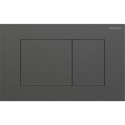 Geberit Sigma40 przycisk spłukujący do WC czarny chrom szczotkowany 115.629.QD.1