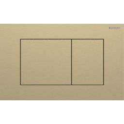 Geberit Sigma40 przycisk spłukujący do WC mosiądz szczotkowany 115.629.QF.1