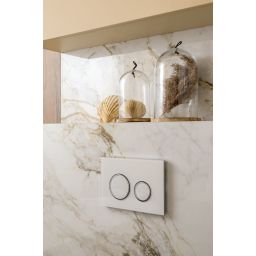 Geberit Sigma50 przycisk spłukujący do WC chrom błyszczący-biały 115.884.SI.1