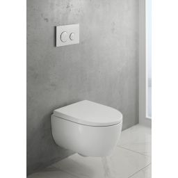 Geberit Sigma50 przycisk spłukujący do WC chrom błyszczący-biały 115.884.SI.1