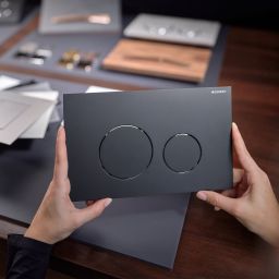 Geberit Sigma40 przycisk spłukujący do WC czarny 115.628.14.1