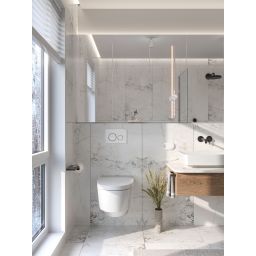 Geberit AquaClean toaleta myjąca wisząca bez kołnierza ze spłukiwaniem wirowym biała 146.210.11.1