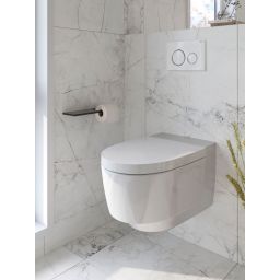 Geberit AquaClean toaleta myjąca wisząca bez kołnierza ze spłukiwaniem wirowym biała 146.210.11.1