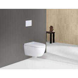 Geberit AquaClean Alba toaleta myjąca wisząca bez kołnierza spłukiwanie wirowe biała 146.350.01.1