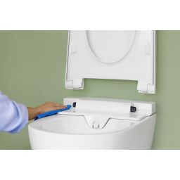 Geberit AquaClean Alba toaleta myjąca wisząca bez kołnierza spłukiwanie wirowe biała 146.350.01.1