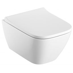 Geberit Smyle Square miska WC wisząca Rimfree KeraTect biała 500.379.01.8