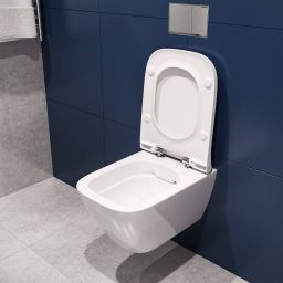 Geberit Smyle Square miska WC wisząca Rimfree KeraTect biała 500.379.01.8